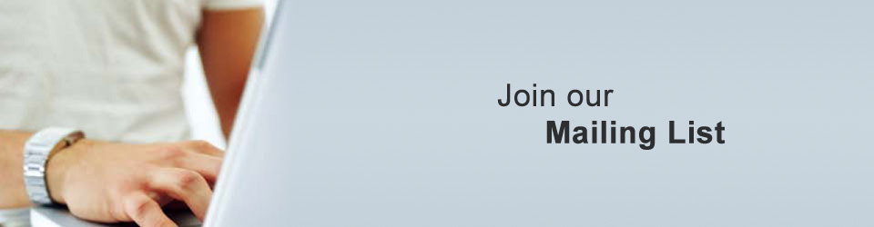 Join our Mailing List